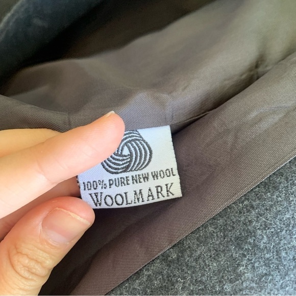 Vintage Pendleton 100% Virgin Wool Coat, Double Breasted Peacoat, Winter Jacket - Picture 11 of 15